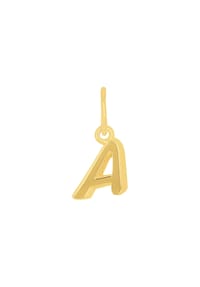amor A - Motivanhänger für Damen und Herren, Unisex, Gold 375 | A - Gold