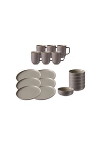 Ritzenhoff & Breker - Frühstücksservice Jasper 18er Set JASPER - beere