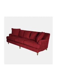 LOBERON - Sofa Isa rostrot - rostrot
