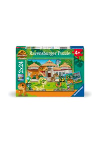 Ravensburger - Jurassic World Puzzle "Leben in der Wildnis", 2x24 - 