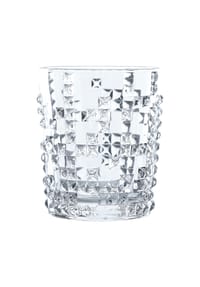 Nachtmann - Punk Whiskybecher, 4er Set, Whiskyglas, Kristallglas, 348 ml - Transparent