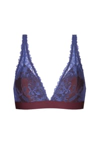 mey - Poetry Dream Triangel-BH, Unterbrustband, floral, für Damen - 1725 BOYSENBERRY
