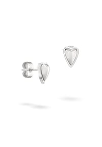 LIEBESKIND - Ohrring Metal Heart - bicolor silber/gold