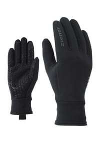 ziener - Fingerhandschuhe "Idiwool Touch", Wollanteil, windabweisend - BLACK