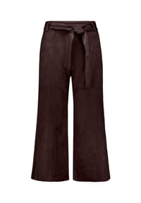 zero - Culotte mit Bindegürtel - Chocolate Plum
