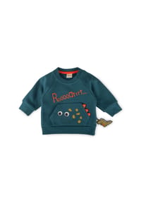 sigikid® - Sweatshirt Dino Fun ,  für Babys - blau