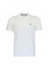 U.S. POLO ASSN. - Poloshirt Basic Kurzarmshirt - weiss