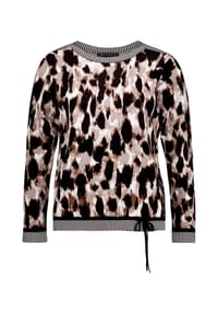 BETTY BARCLAY - Strickpullover langarm - Beige/Schwarz