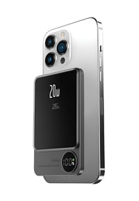 S&T DESIGN - Magnetische Powerbank kabellos 5000 mAh - 