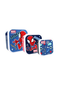 MARVEL - Spiderman Kinder Brotdose – Vielseitige 3-in-1 Lunchbox für - Dunkelblau Onesize