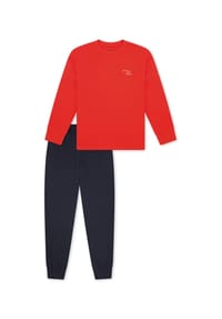 SCHIESSER - Schlafanzug Nightwear - kakaobraun