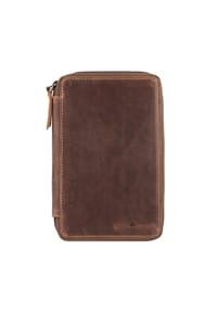 GREEN BURRY - Vintage Stifteetui Leder 13 cm - brown