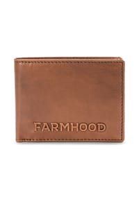 FARMHOOD Nashville - Nashville Geldbörse RFID Schutz Leder 13 cm - brown 2
