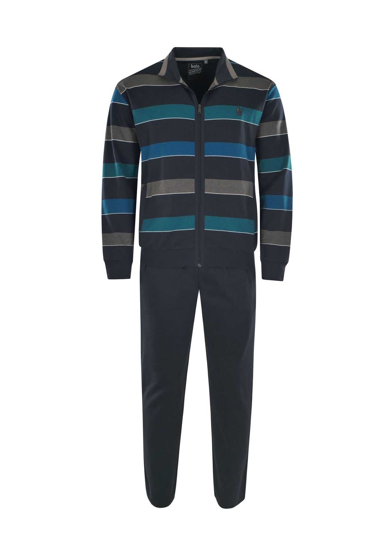 hajo Herren Homewear Anzug, 2-tlg. Set - Klima-Komfort, Jacke und Hose,  Cotton-Mix | GALERIA