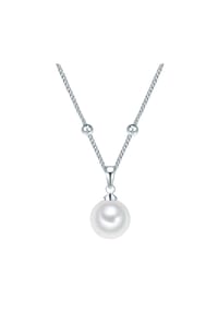 Luluandjane - Kette Muschelkernperle weiß - weiß