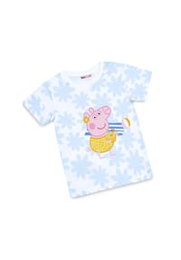 koaa - Peppa Wutz Summer Vibes – T-Shirt - Weiß