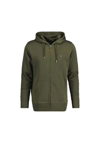 GANT - Herren Sweatjacke - REGULAR SHIELD FULL ZIP HOODIE, Kapuze, Baumwoll-Mix - Beige (Dry Sand)