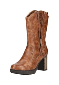 MUSTANG® - Lederimitat Stiefel - Braun