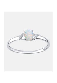 Diamant L'eternel - Ring, mit 0.02 ct Diamant, 375 Weißgold - white gold