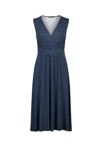 zero - Jerseykleid mit Print. - Dark Blue/Blue