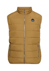 GLOBETROTTER - Steppweste, Stehkragen, für Herren - 561  YELLOW MELANG