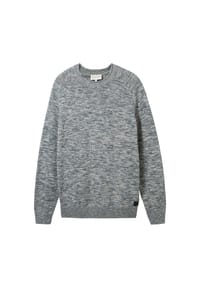 TOM TAILOR - Pullover Strickpullover R-Neck - blau