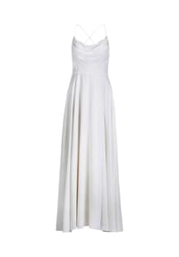 Vera Mont - Abendkleid mit Wasserfallausschnitt - 4715 DEEP DAHLIA