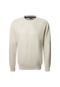 pierre cardin - Pullover mit Rundhalsausschnitt - Elfenbein
