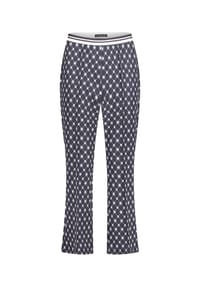 BETTY BARCLAY - Casual-Hose Slim Fit - Dunkelblau/Weiß