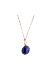 jamelli - Halskette 925/- Sterling Silber 1 Lapislazuli 3,87ct. - rot