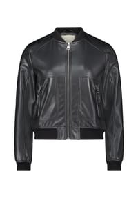AMBER & JUNE - Übergangsjacke mit Kragen - 9042 JET BLACK