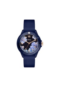 s.Oliver - Armbanduhr Lovely Time - blau