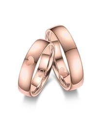 MARRYA - MARRYA MARRYA Edelstahl Ringe Trauringe Eheringe Partnerringe - Herren Ring - rosé