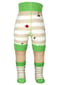 ROGO Strickleggings Sommer Set grüne Wiese mit Ringel--Muster Bild 2