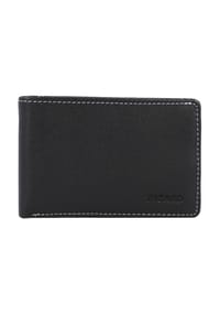 PICARD DIEGO - Geldbörse "Diego", Leder, Querformat, Logoprägung, uni, für Herren - 001 SCHWARZ