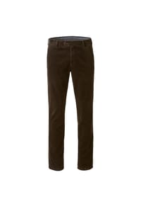 MEYER - Chinohose BONN ACTIVE - braun