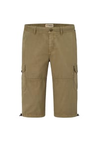 redpoint - Modern Fit Caprihosen aus reiner Baumwolle PEERS - oliv