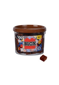 Simba - Klemmbausteine Blox 100 Braune 4er Steine in Dose, 100 Stück - 