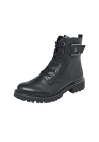 remonte® - Schnürstiefel, Kunstleder, für Damen - SCHWARZ / 04