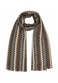 collezione alessandro® - Schal Klisso anschmeichelnder Schal in sanften Farben - khaki