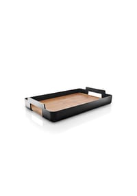 eva solo - Serviertablett Nordic Kitchen, Bambus, Kunststoff, Black, 35 x 50 cm - Black