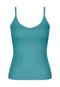 sloggi - Zero Feel 2.0 Top, nahtlos, V-Ausschnitt, für Damen - 0003 NAVY BLUE