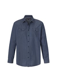 PADDOCK'S® - Jeanshemd aus reiner Baumwolle - dark stone