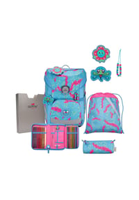 DerDieDas® ERGOFLEX - Schulranzen-Set, 6-teilig - HAPPY PIXEL
