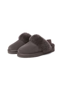 EVERAU® - Damen Slingback-Hausschuhe Pelican - BROWN