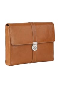 LEONHARD HEYDEN Bergamo - Bergamo Aktenmappe Leder 37 cm Laptopfach - hellbraun