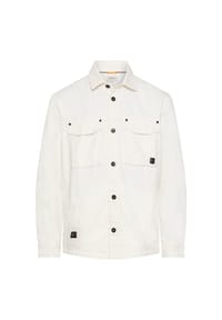 camel active - Langarmhemd aus reiner Baumwolle - Offwhite