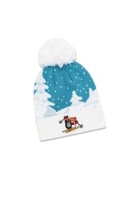 koaa - Der kleine Maulwurf Ski – Bommelmütze - Weiß