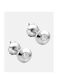 Diamant L'eternel - Ohrringe, mit 0.08 ct Diamant, 585 Weißgold - white gold