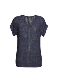 GOLDNER - Kurzgröße:  Pullover - cyclam